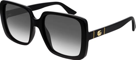 gucci black gold sunglasses|zonnebril gucci dames.